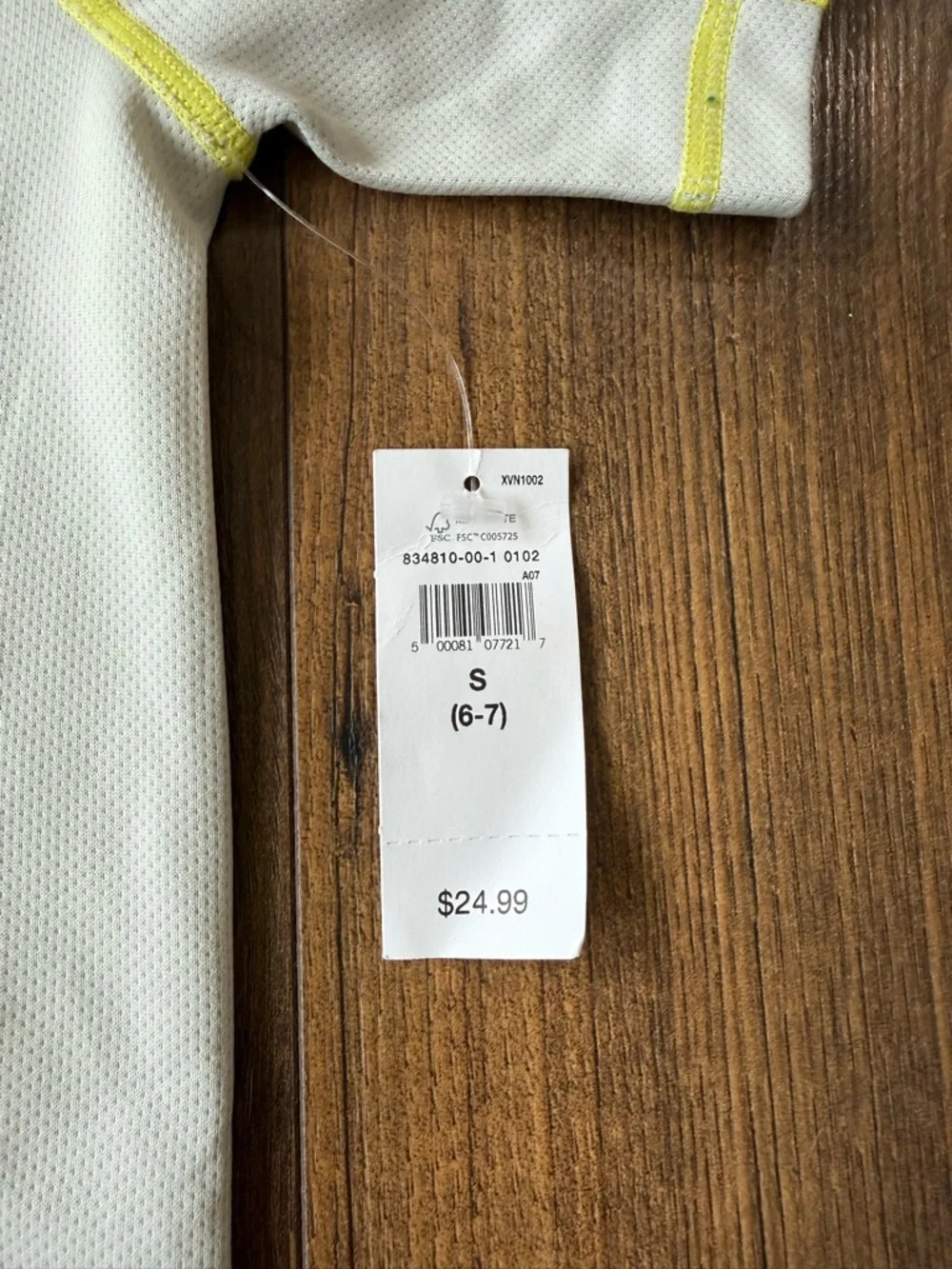 Gap Kids Gapfit Moisture-Wicking Short Sleeve Shirt, Bright Yellow Size Small